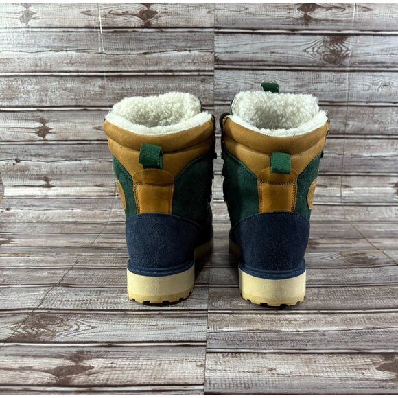 Diemme X Kith Ronnie Fieg colorblock Everest Suede Boots size 7 blue green brown - Picture 3 of 8